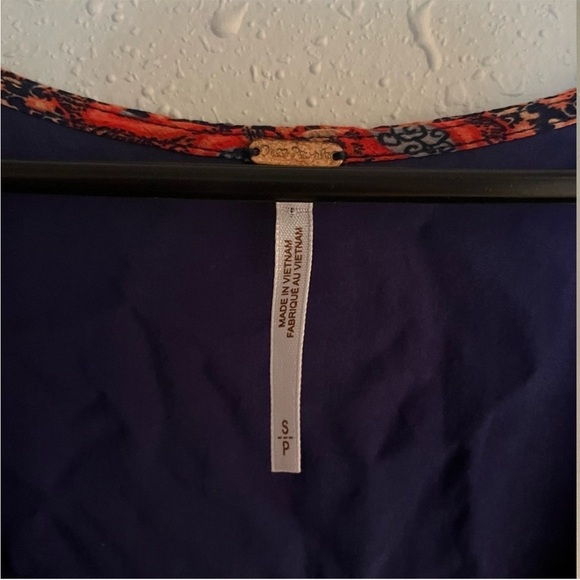 Free People Teegan Mini Dress Paisley S - Picture 5 of 6